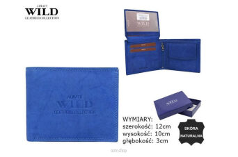 PORTFEL MĘSKI SKÓRZANY AW-N7-MAL-0202 BLUE NN