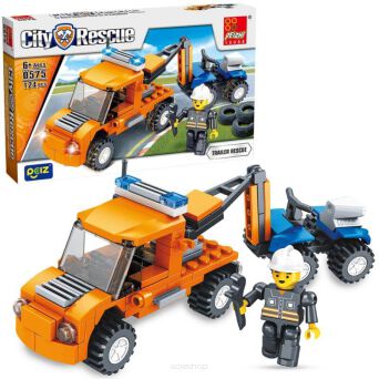 KLOCKI POMOC DROGOWA 2 POJAZDY 124 EL. 5041