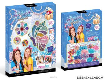 KORALIKI MOTYLEK 500 SZT 43X59 CM 5113