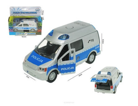 AUTO POLICJA VAN 14 CM ŚW. DŹW. PUD. 8169 NN