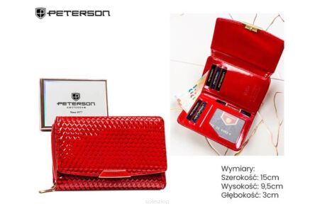 PORTFEL DAMSKI EKO PTN 001-CUB RED 9037 NN