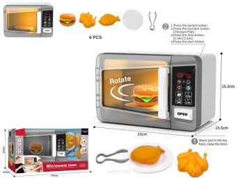 MIKROFALÓWKA NA BAT. KRĘCI TALERZEM 35X20 6189
