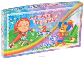 GRA CZERWONY KAPTUREK / KOT W BUTACH 4382