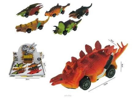 AUTO DINOZAUR 12 CM (6) 9535