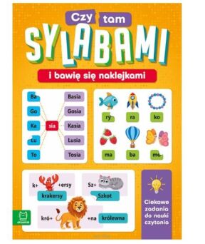 CZYTAM SYLABAMI I BAWIĘ NAKLEJKAMI 1635