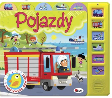 KSIĄŻKA ODKRYWAM DŹWIĘKI POJAZDY 3878