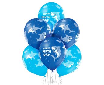 BALONY BIRTHDAY SHARK 6 SZT 5207 NN