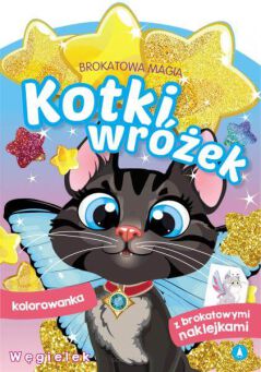 BROKATOWA MAGIA KOTKI WRÓŻEK WĘGIELEK 5786 