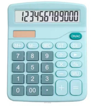 KALKULATOR RÓŻ / NIEBIES 16X12 CM 0379 8375 NN