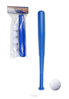 ZESTAW DO GRY W BASEBALL ROZKŁADANY KIJ 43 CM 3226
