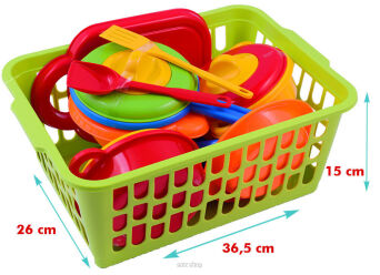 KOMPLET KUCHENNY NACZYNIA XXL KOSZ 26X36 CM 0561 