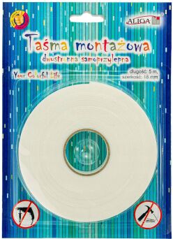 TAŚMA PIANKOWA SAMOPRZYLEP. DWUSTRONNA 18MM 3457 N