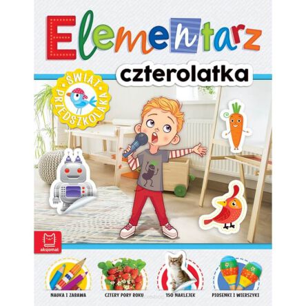 ELEMENTARZ 4-LATKA ŚWIAT PRZEDSZKOLAKA 8344 