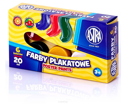 FARBY PLAKATOWE 6 KOL ASTRA [6] 0058 NN