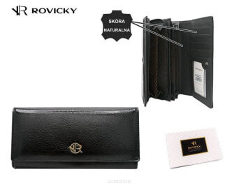 PORTFEL DAMSKI SKÓRA RPX-20A-ML BLACK 7844 NN