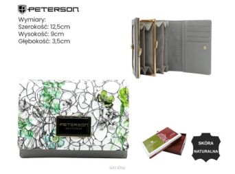 PORTFEL DAMSKI SKÓRA PTN PH30-LFL GREEN 7209 NN