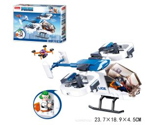 KLOCKI SLUBAN HELIKOPTER POLICJA 161 EL. 5947