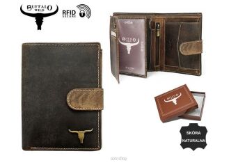 PORTFEL MĘSKI SKÓRA RM-04L-BAW BROWN 9947 NN