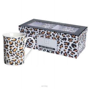 ZESTAW 2 KUBKI PANTERKA 350 ML 5214