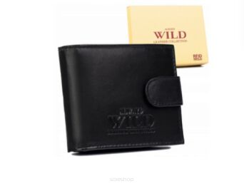 PORTFEL MĘSKI SKÓRA N0035L-P-SCR BLACK 7766 NN