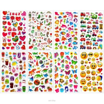 NAKLEJKI MIX 16X27 CM 9645