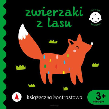 KSIĄŻECZKA KONTRASTOWA ZWIERZĘTA Z LASU 6585