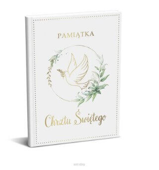 KSIĄŻECZKA PAMIĄTKA CHRZEST ŚWIĘTY GOŁĄB 4982 NN