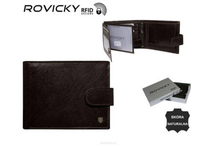 PORTFEL MĘSKI SKÓRA N61L-RVT D.BROWN 3203 NN