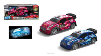 AUTO NA RADIO LEDY + ŁADOWARKA 26X11 CM 1838