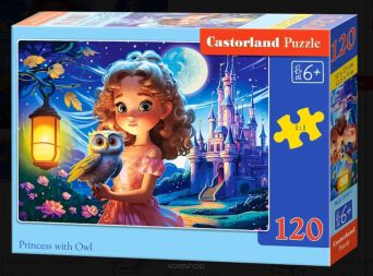 CASTOR PUZZLE 120 PRINCESS WITH OWL 3593