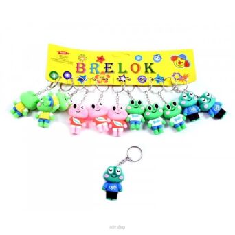 BRELOK ZWIERZĘTA ŻABA W UBRANKU (12) 3978