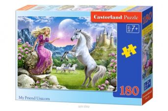 CASTOR PUZZLE 180 MY FRIEND UNICORN 8024