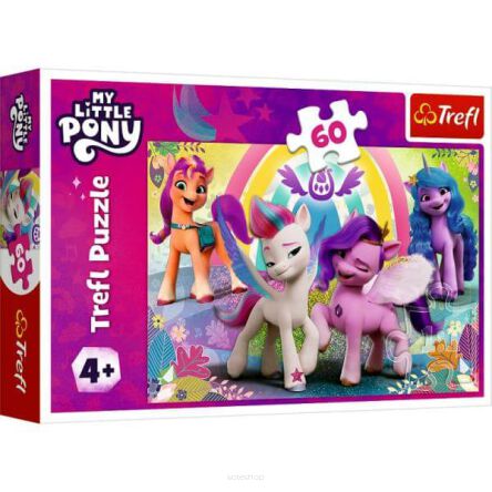 TREFL PUZZLE 60 MLP W ŚWIECIE PRZYJAŹNI 3901 NN