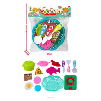 ZESTAW KUCHENNY W KOSZYKU 20X25 CM 2938