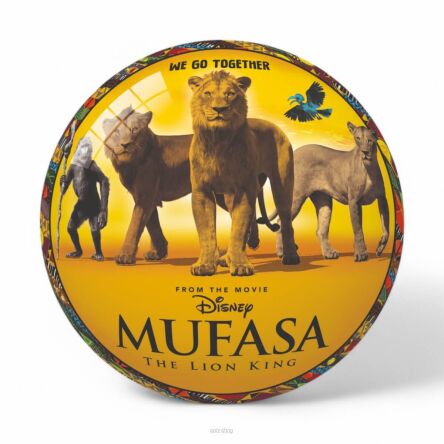 PIŁKA GUMOWA MUFASA KRÓL LEW LICENCJ 23 CM 2534 NN