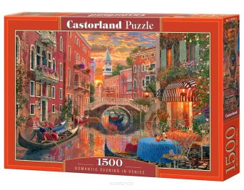 CASTOR PUZZLE 1500 ROMANTIC EVENING IN VENICE 1981