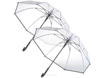 PARASOL LASKA PRZEZROCZ CZARNA LAMÓWKA 85 CM 4781