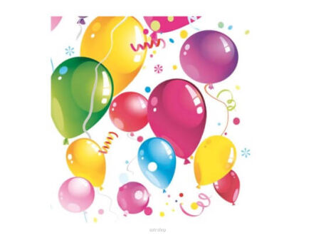 SERWETKI BALONIKI 33x33 (20) 7177