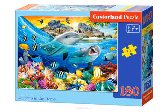 CASTOR PUZZLE 180 DOLPHINS IN THE TROPICS 8468 