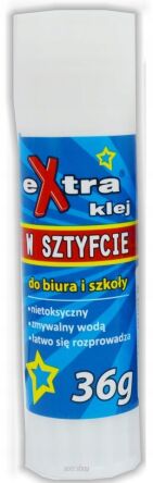 KLEJ EXTRA W SZTYFCIE NIEBIESKI 36G [12] 0137