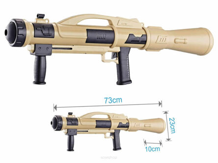 PISTOLET NA WODĘ BAZOOKA 1,1 L 73X23 CM 7122