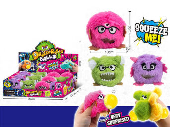 GNIOTEK PIŁKA STWOREK PLUSZOWY 10 CM (12) 4741