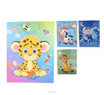 TOREBKA PREZENTOWA ZWIERZĘTA 55X43 CM (12) 1353