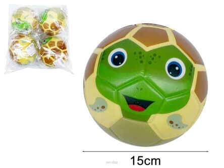 PIŁKA MIĘKKA PIANKOWA ZWIERZĘTA 15 CM (4) 5661