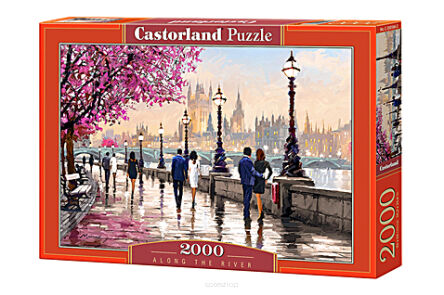 CASTOR PUZZLE 2000 ALONG THE RIVER 0566