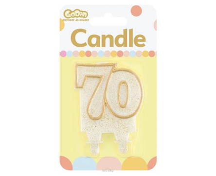 ŚWIECZKA B&C CYFERKA 