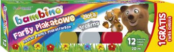 FARBY BAMBINO PLAKATOWE 12 KOL [5] 1581 NN