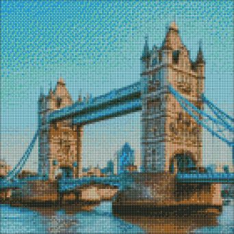 DIAMENTOWA MOZAIKA TOWER BRIDGE 40x40 CM 6457 NN