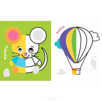 PÓŁ I PÓŁ KOLORWANKA MALUCHA Z MISIEM 8833