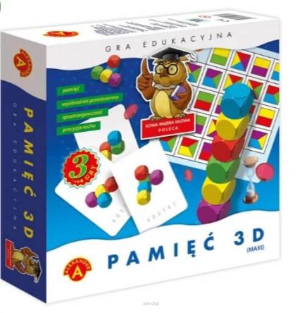GRA SOWA MĄDRA GŁOWA PAMIĘC 3D MAXI 5301